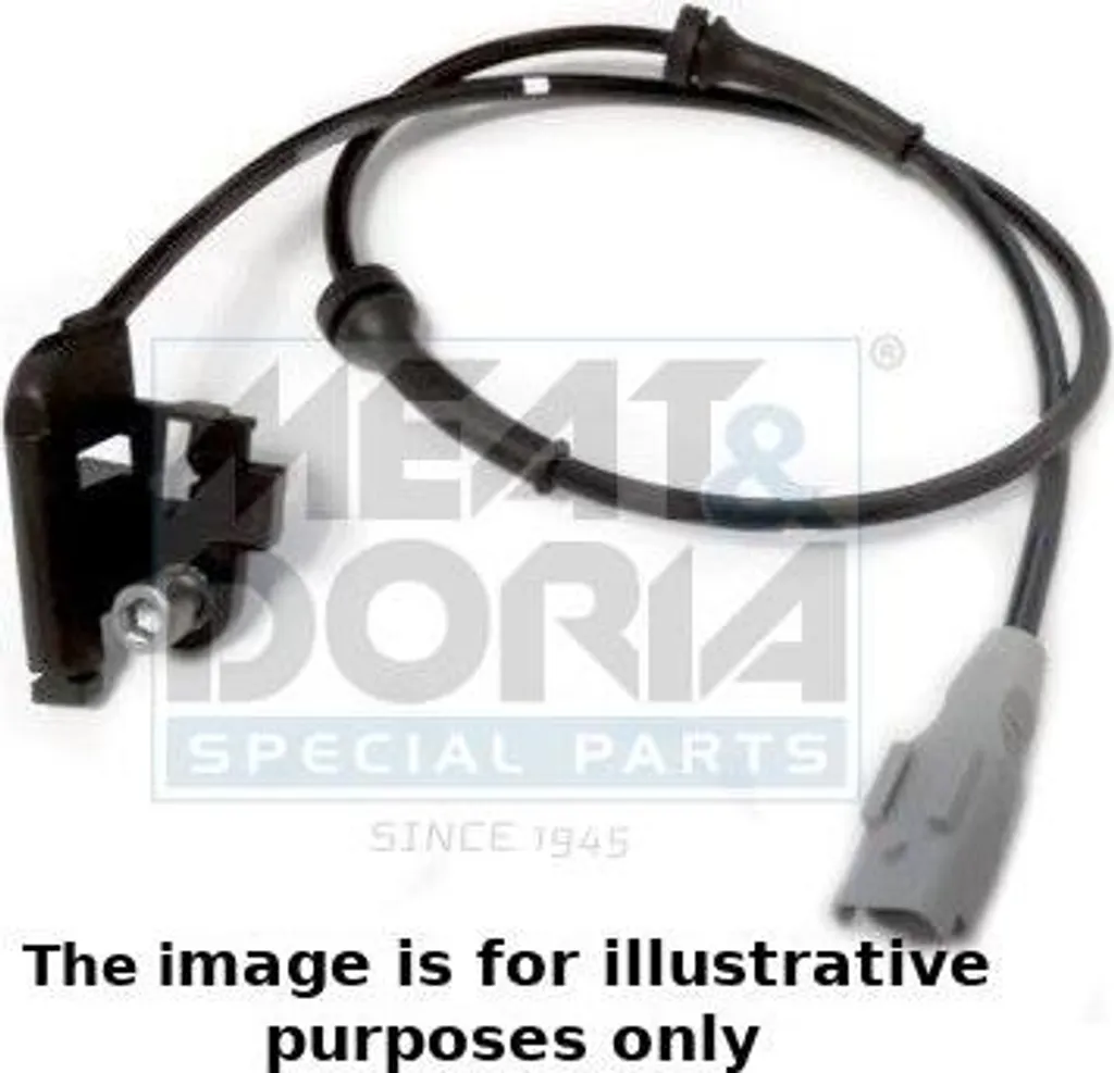 MEAT & DORIA 90597E Sensore velocità ruota OE 4545F6 compatibile con C4, C4, 307 - 1