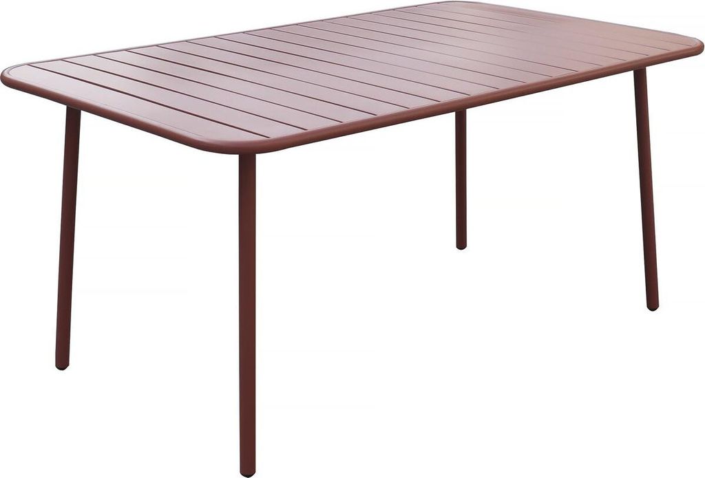 Gartentisch aus Metall "Bilbao" – 150 x 90 x 71 cm – Produktbild 