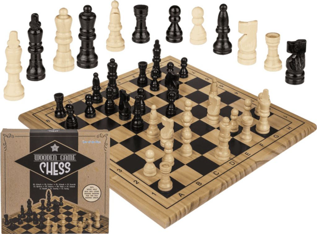 Out of the Blue Holzspiel Schach Produktbild 