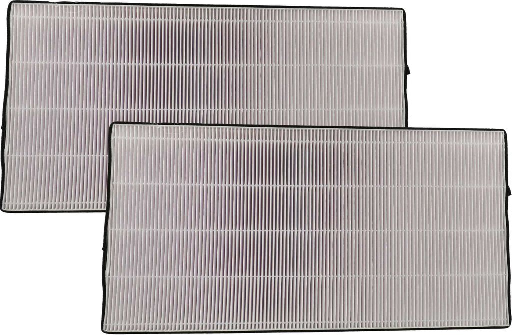 vhbw 2x Pollenfilter kompatibel mit Helios KWL EC 500 PRO, KWL EC 500 W Lüftungsgerät - Luftfilter F7 Schwarz Weiß