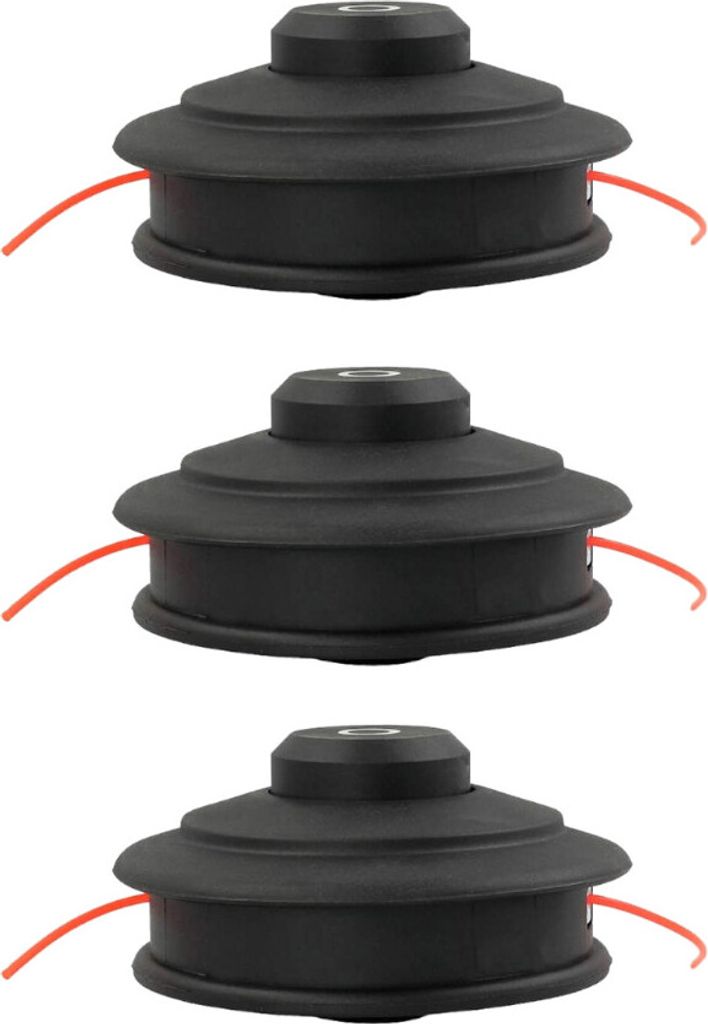 3x Trade-Shop Trimmerkopf / Fadenkopf / Mähkopf M10x1,25mm für Snapper 240SST, 245 ORT, 245 SST, 310, 311S, 410, 411SST, 415ORT / Motorsense