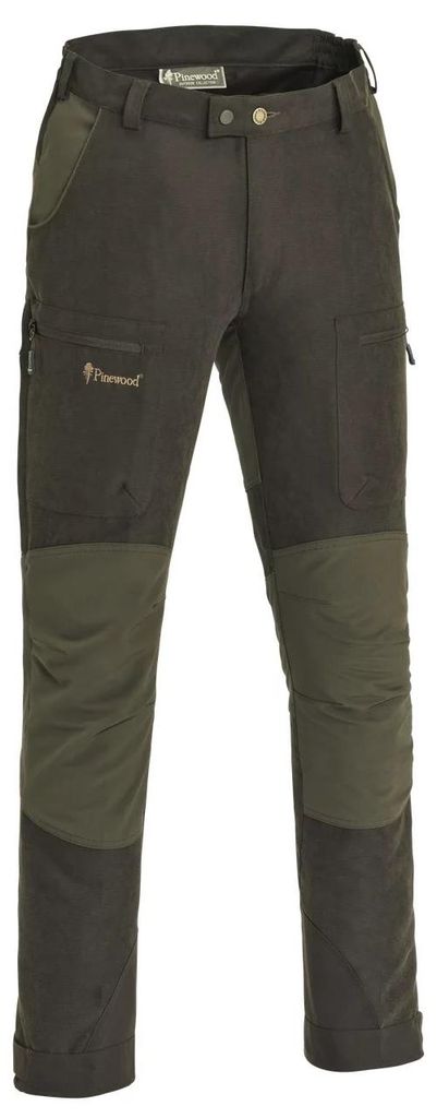 Furudal Jachtbroek voor heren (suede, bruin/donkergroen), Productafbeelding 