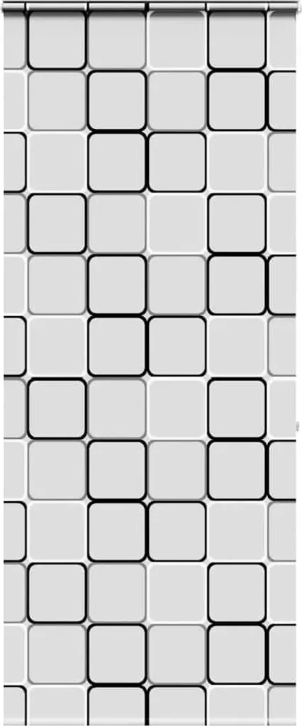 Tenda a rullo per doccia con cassonetto 110x240 cm Larghezza del tessuto 106 cm