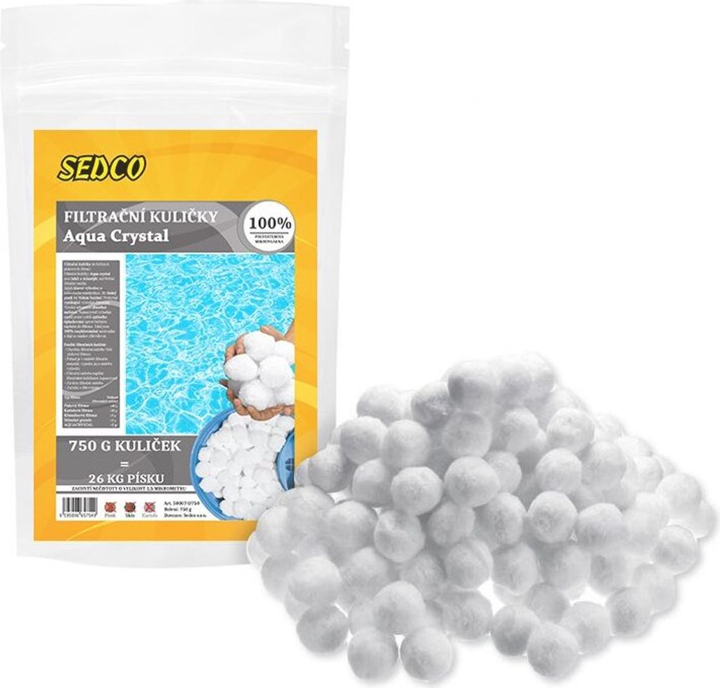 SEDCO PES AQUA CRYSTAL Filterperlen 750g