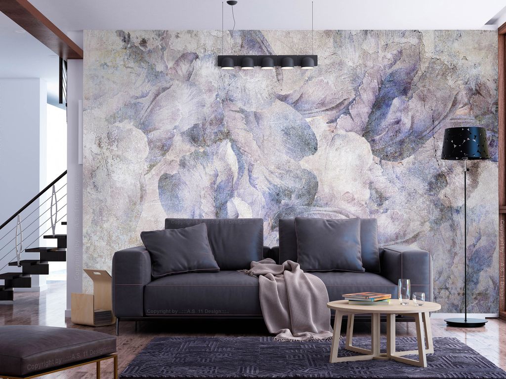 Vlies Fototapete Blumen 400x280 cm Tapeten Wandtapete XXL Natur Botanik wie gemalt f-A-10057-a-a