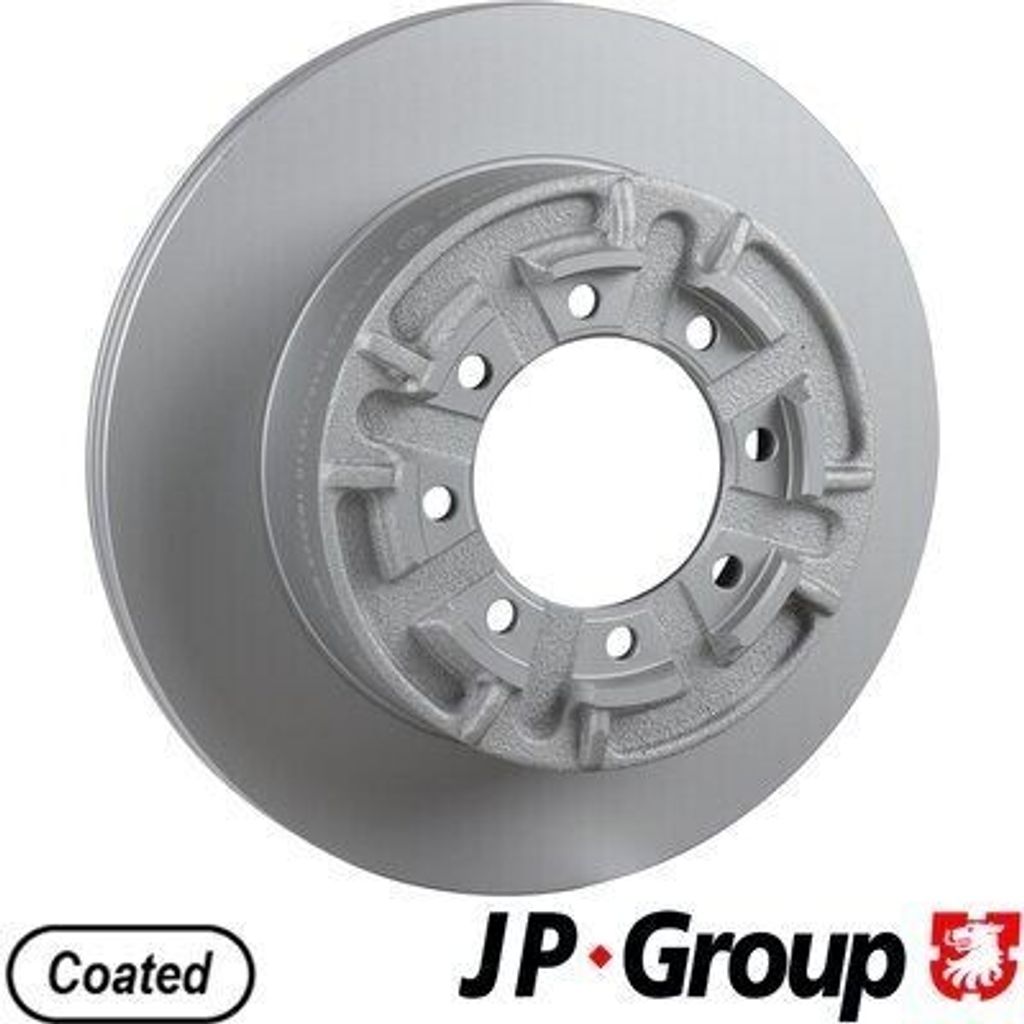 2x JP GROUP Bremsscheibe 5363200500 hinten für IVECO Daily VI Kastenwagen 289mm