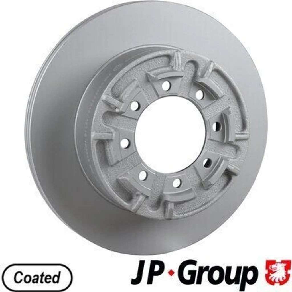 2x Disques de Frein JP GROUP 5363200500 Arrière pour IVECO Daily VI
