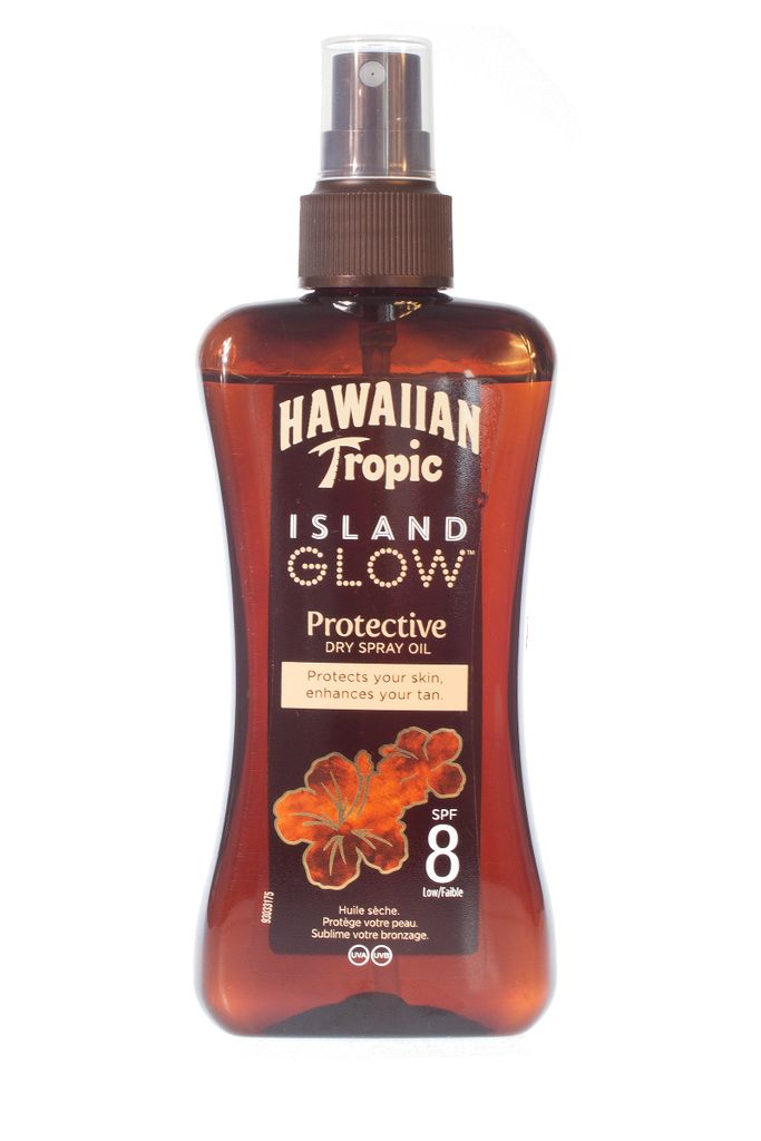 Hawaiian Tropic Island Glow Protective Dry Spray Oil 200ml Produktbild 