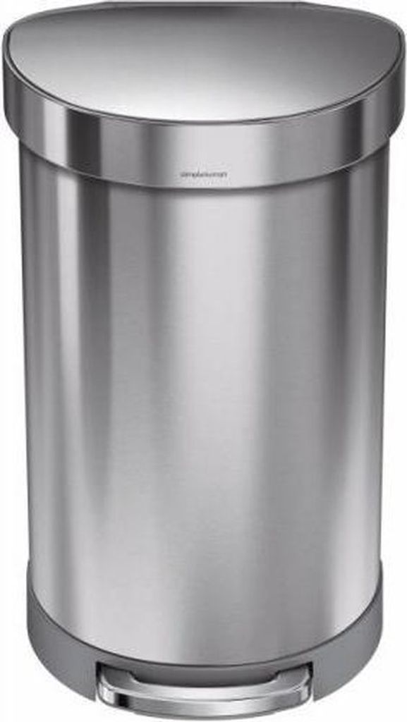 Simplehuman - Abfallbehälter halbrund 45 Liter