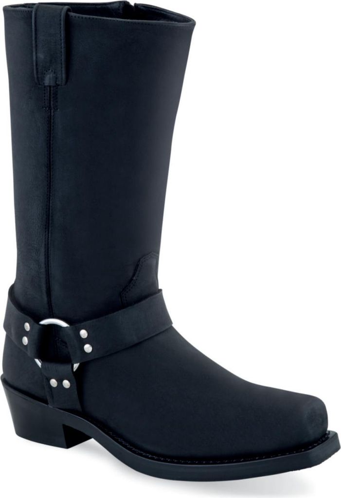 Old West Leder Westernreitstiefel Westernstiefel Herren Galveston, Größe:44