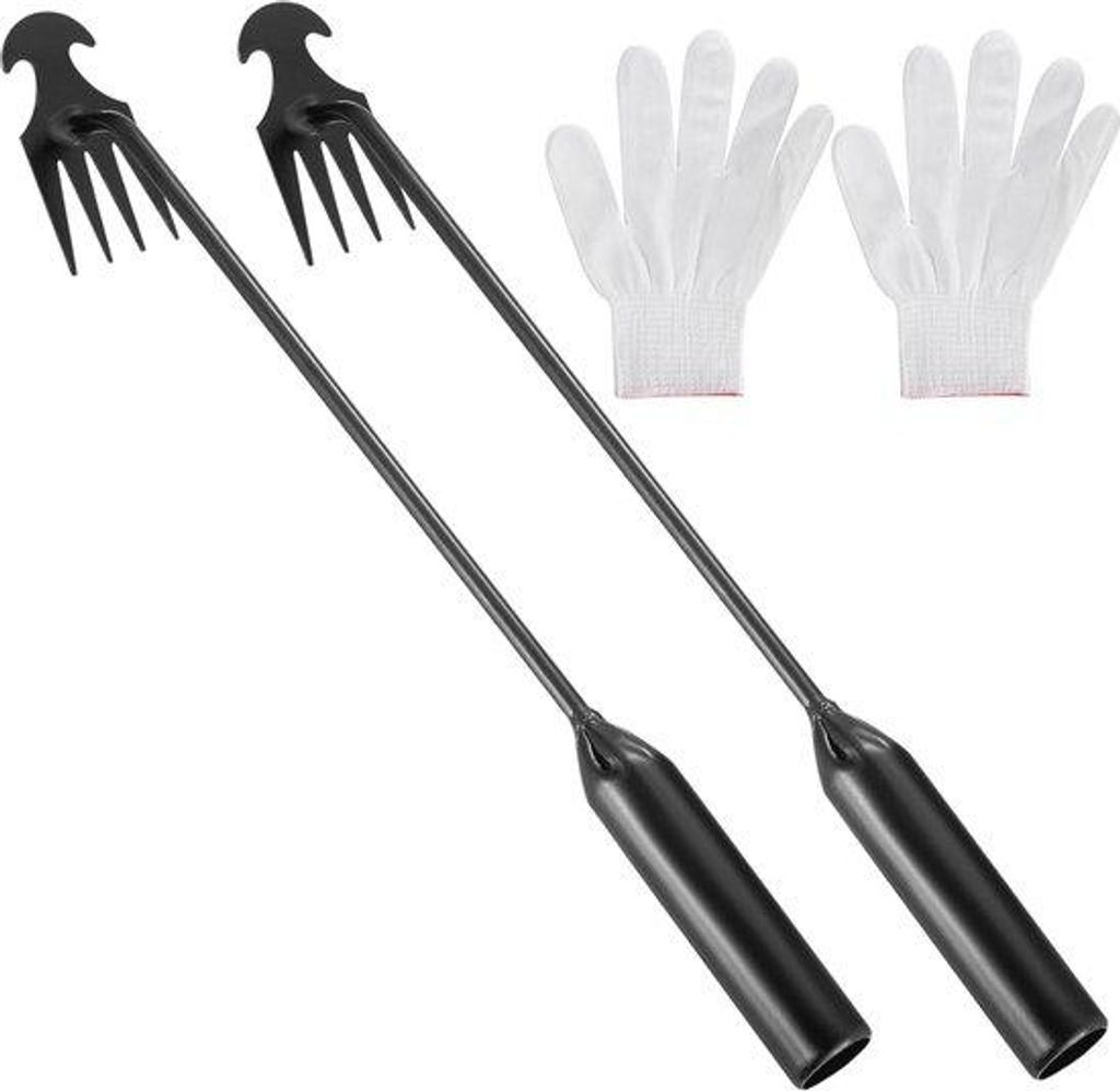 Handonkruidstekers mit Handschuhen - Effektive Unkrautentfernung und Gartengerät