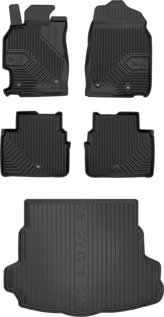 SET 77 Fußmatten und Matten MAZDA 6 2 Liftback 2007-2012
