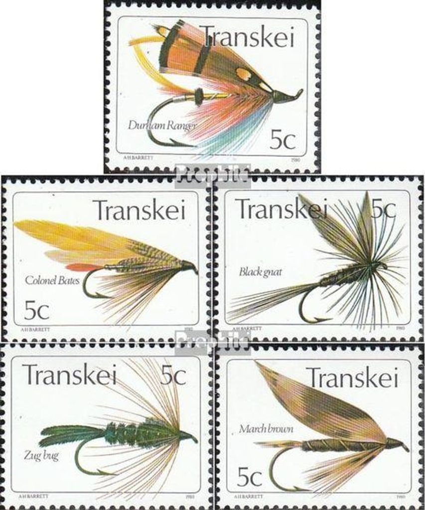 Briefmarken Südafrika - Transkei 1980 Mi 65-69 Produktbild 