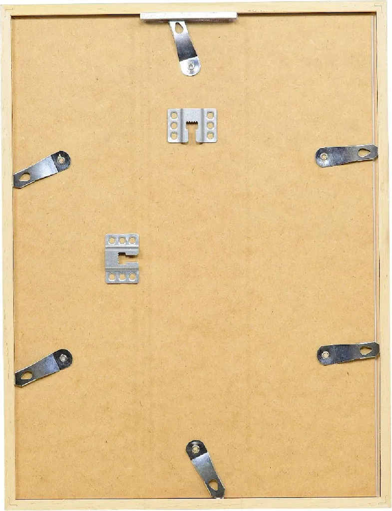 DR35 - Cornice portafoto 34 x 118 cm (bianco opaco), 35 mm di larghezza, telaio in legno MDF su misura, con vetro acrilico antiriflesso antiriflesso, parete posteriore stabile e ganci