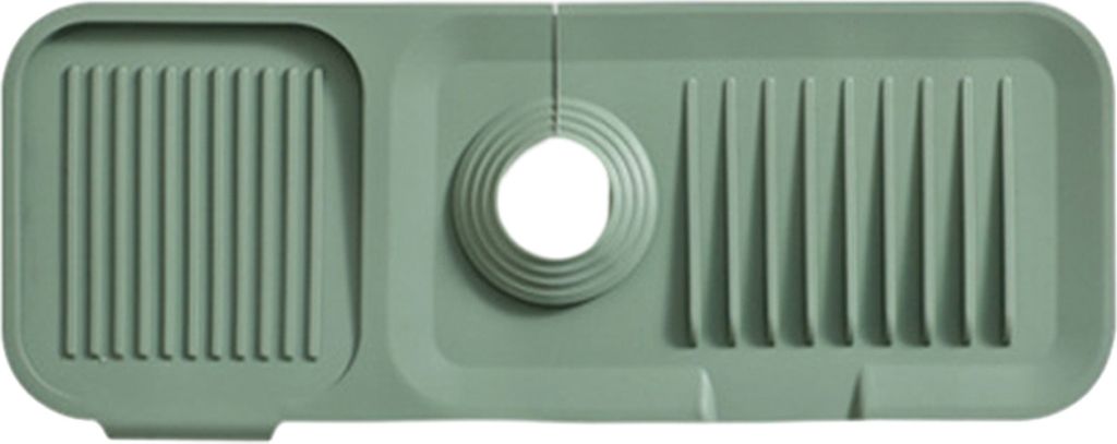 Abtropfmatte, faltbar, Silikon, Spüle, Spritzschutz, rutschfest, Arbeitsplattenschutz, Wasserhahn-Abtropfpad, Küchenbedarf