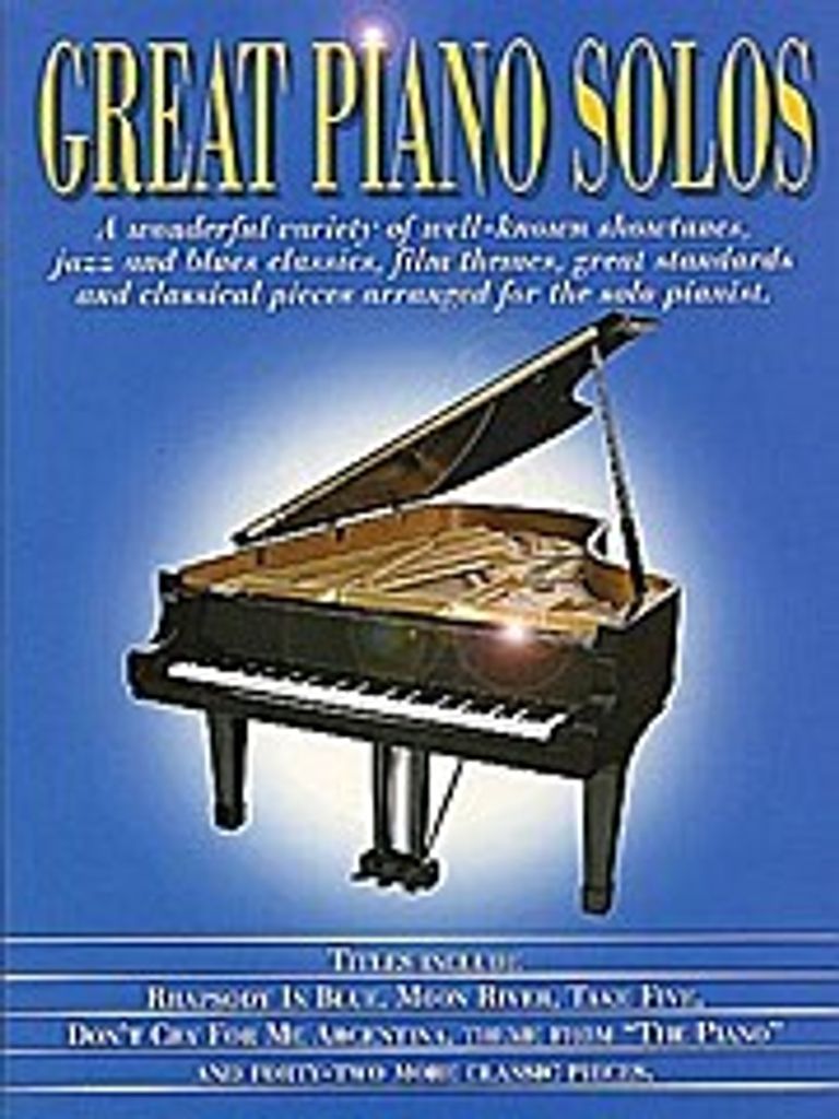 The Blue Book Great Piano Solos
