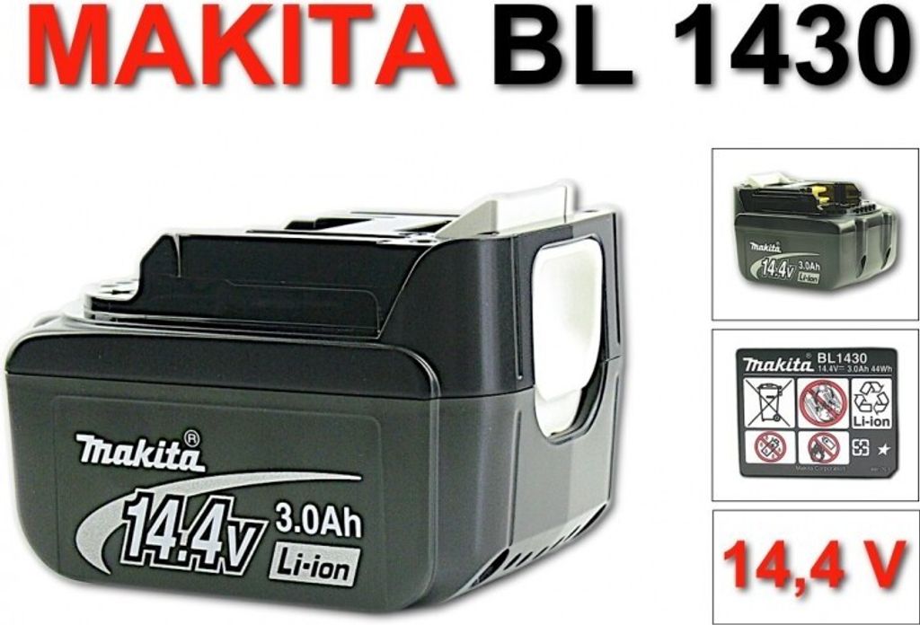 Makita BL 1430 Ersatzakku mit 3,0Ah