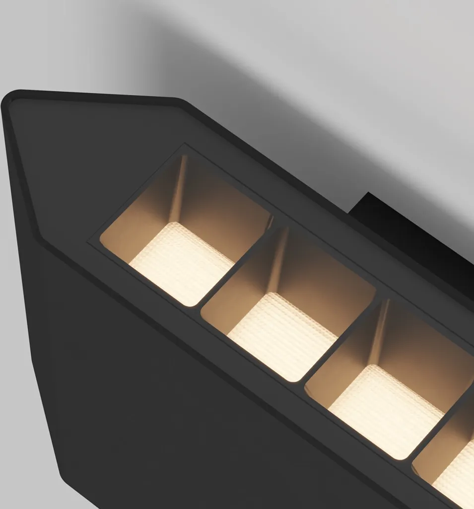 Applique Extérieure LED IP54 Maytoni Pull 5W Graphite Blanc Chaud