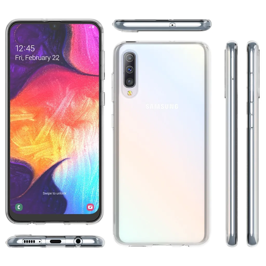 Custodia per cellulare NALIA per Samsung Galaxy A70, custodia protettiva in silicone trasparente - 7