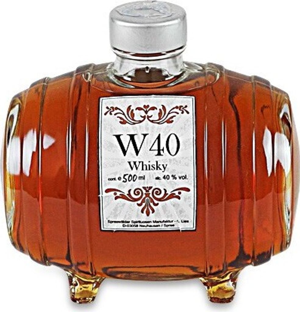 W40 Whisky im Fass (0,5 l / 40 % vol.)