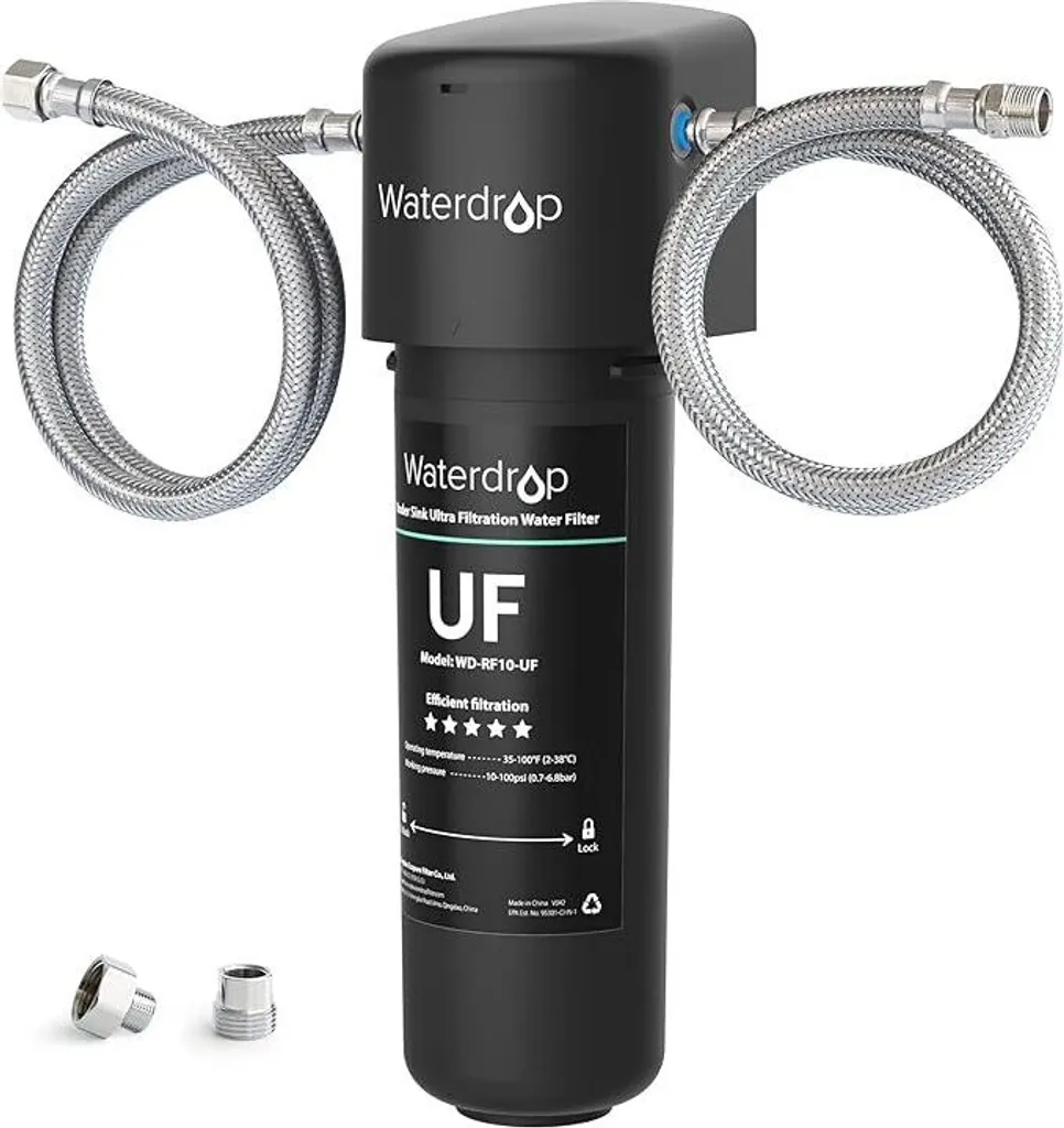 Éliminez le goût de chlore avec le filtre Waterdrop 10UA-UF sous évier