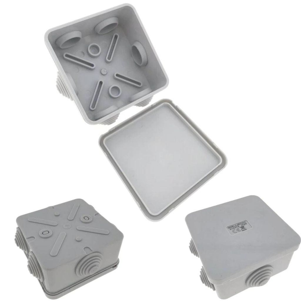 Abzweigdose IP65 80 × 80 × 40 mm Wasserdicht Produktbild 