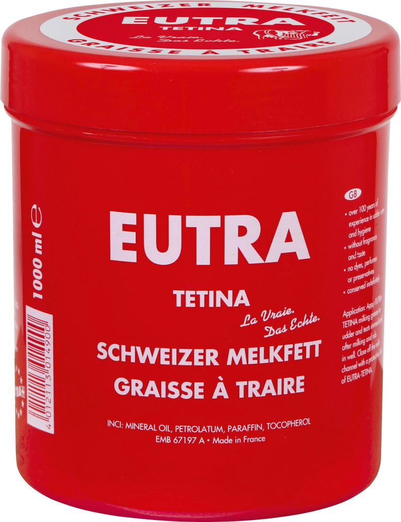 KERBL Eutra Melkfett, 1000 ml, Euterpflegecreme Produktbild 