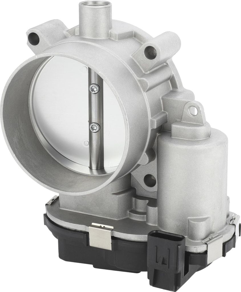 Drosselklappenbaugruppe kompatibel für Chrysler 300 für Ram 1500 5.7l 2013-2020, 82mm Aluminiumlegierung Silberfarbene Motor-Drosselklappenaktuator.