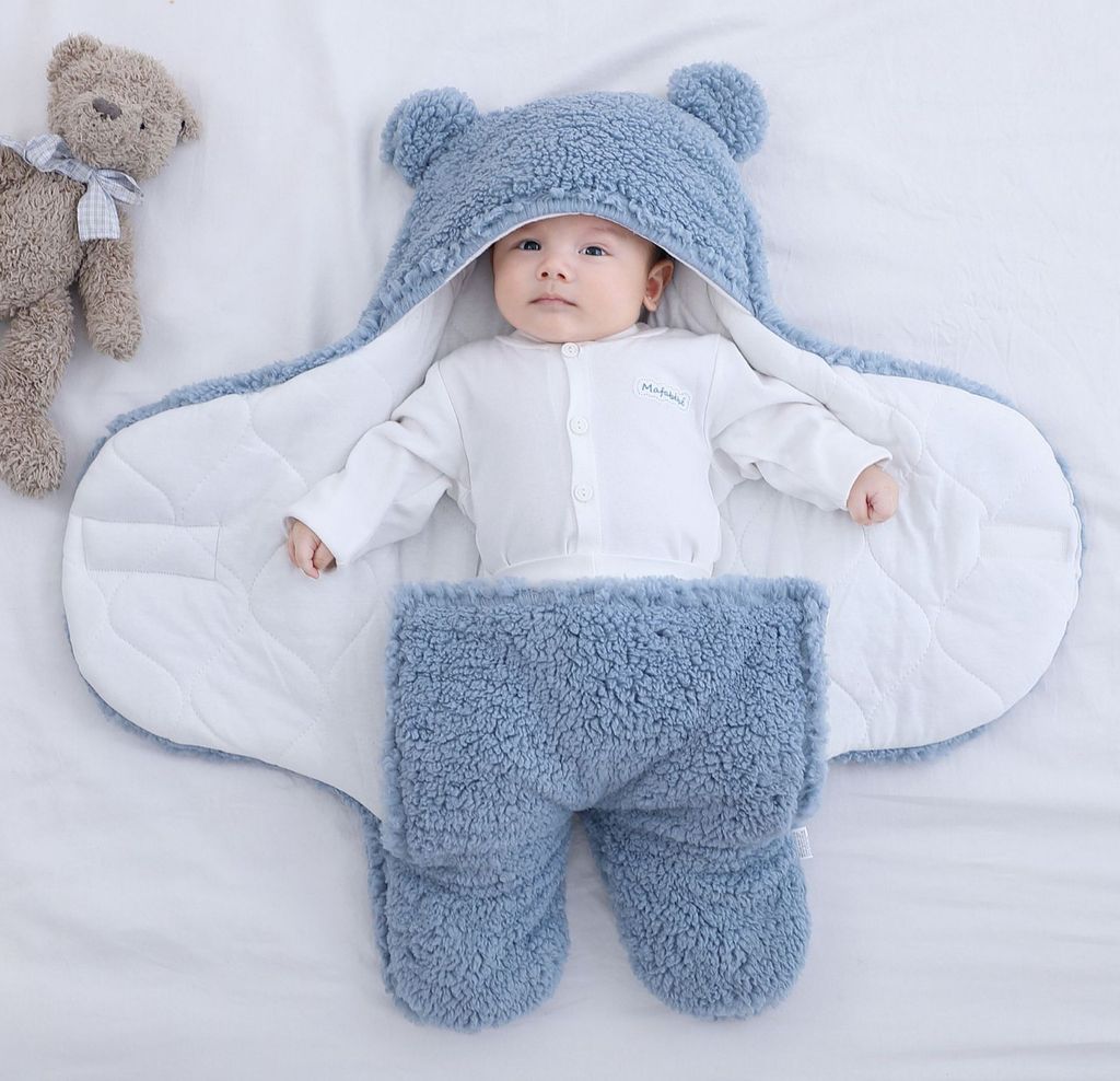 Teddybär-Babydecke - Baby Kuscheldecke für Neugeborenen - Produktbild 8