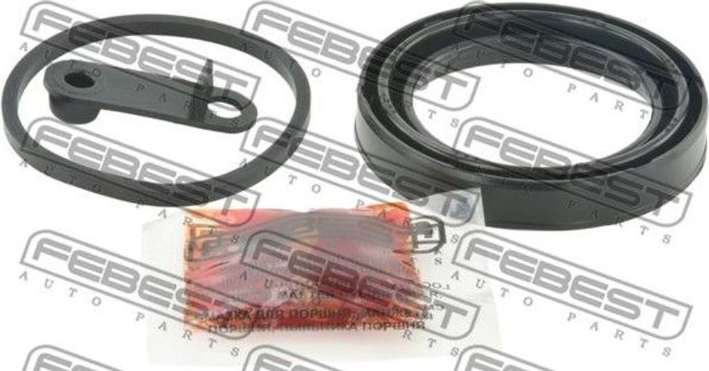FEBEST 2475-KANF Reparatursatz, Bremssattel OE 1607375480 kompatibel mit Berlingo, C4er, C4, Xsara, Escort, 1007, 206, 207, 306, 307, Partner, Scen...