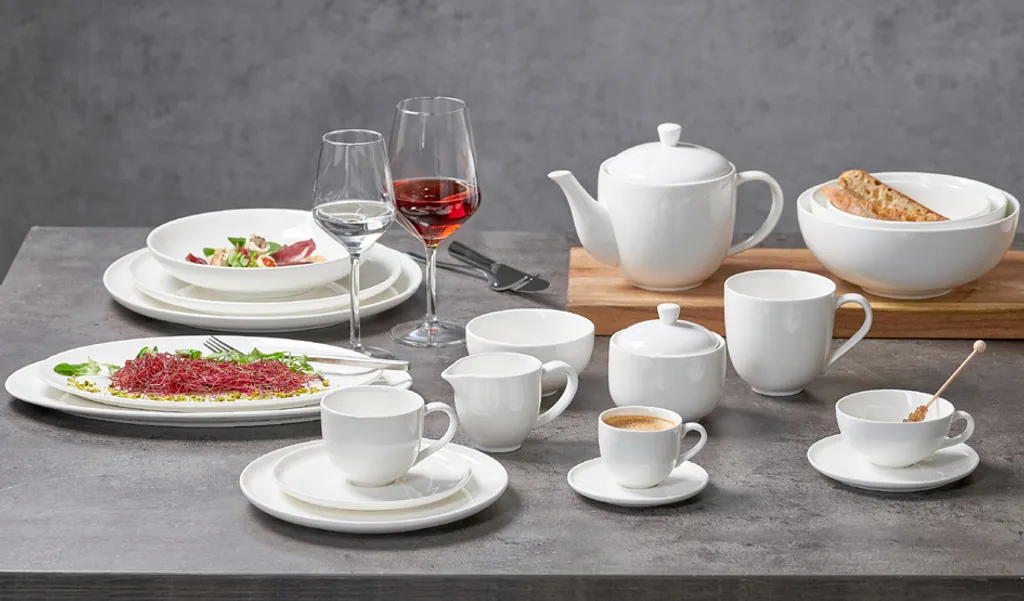 Ritzenhoff & Breker 407167 Servizio da tavola Skagen - 12 pezzi, porcellana, bianco - 7
