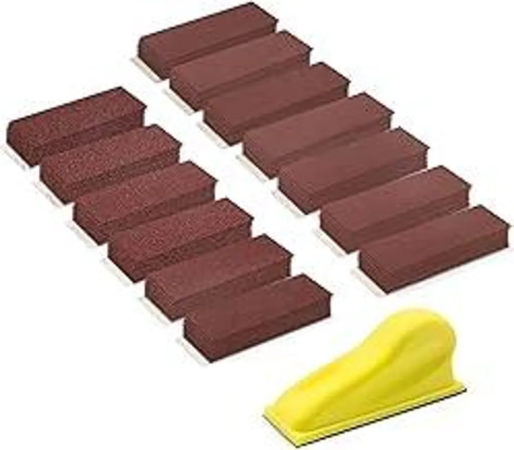 Set VIBRATITE 131pz Carta Vetrata con Tampone Manuale Grana 40-1000