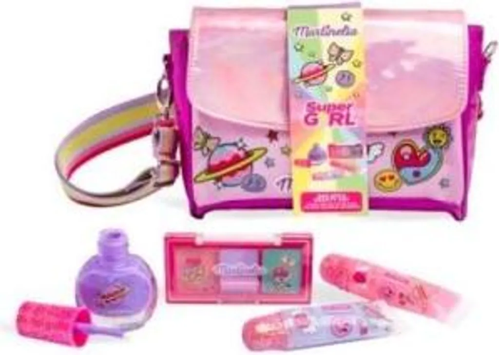 Kits de beauté magiques Martinelia Supergirl pailletés et non toxiques