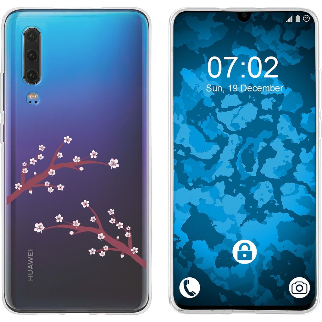 PhoneNatic Case kompatibel mit Huawei P30 Silikon-Hülle Produktbild 