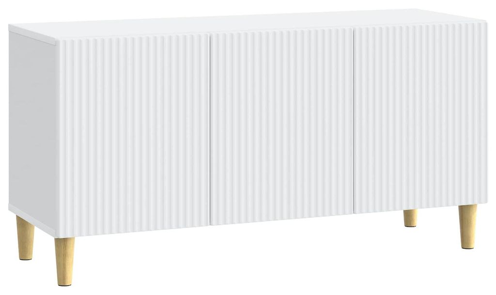 vidaXL TV-Schränk Weiß 99 x 34,5 x 50 cm Holzwerkstoff
