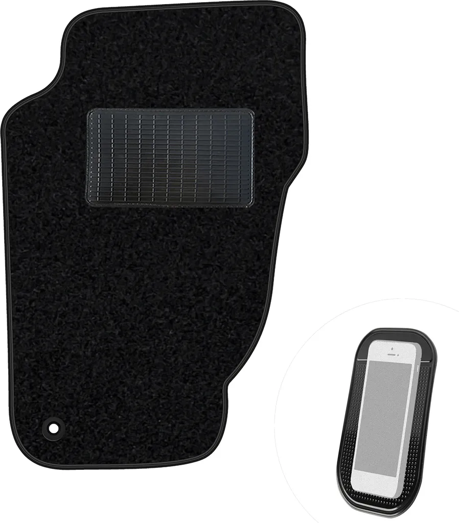 Tappetino Auto moto-MOLTICO per Jeep Commander (2006-2010) - Nero