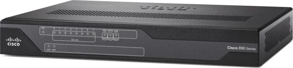 Cisco 892FSP Routeur Gigabit Ethernet avec Support Protocoles BGP OSPF