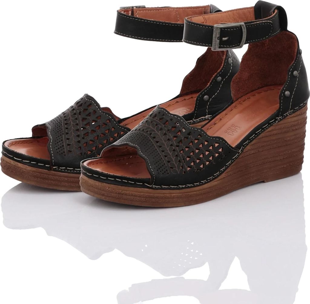 Gemini Damen Sandale schwarz Größe 38
