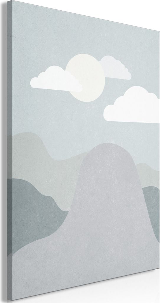 Vlies Leinwandbild - Mountain Adventure (1 Part) Vertical 40x60 cm Für Kinder c-A-0198-b-a