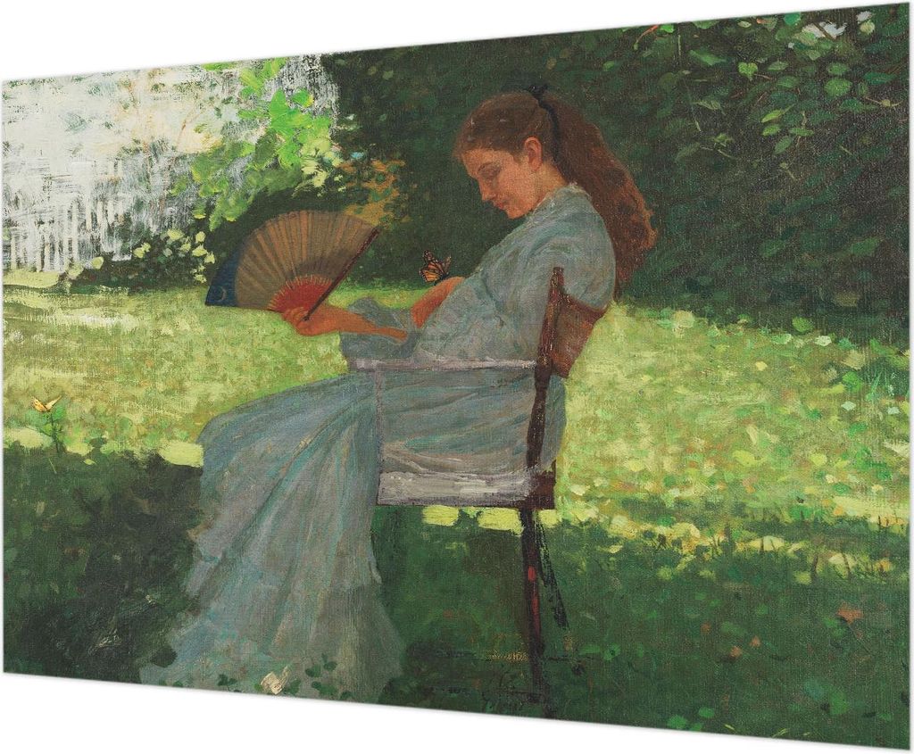 Wandtapete - Dekorative Tapete für Wohnzimmer - Tapetenfolie für Wanddekoration - 312x219 cm - Sommerharmonie