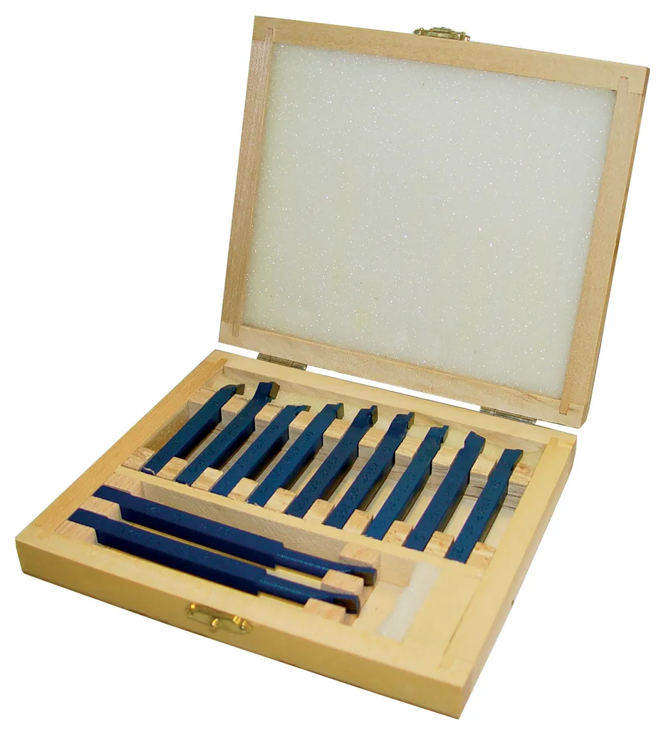 Kit burins de tournage 8 mm Güde pour travaux de précision sur métaux