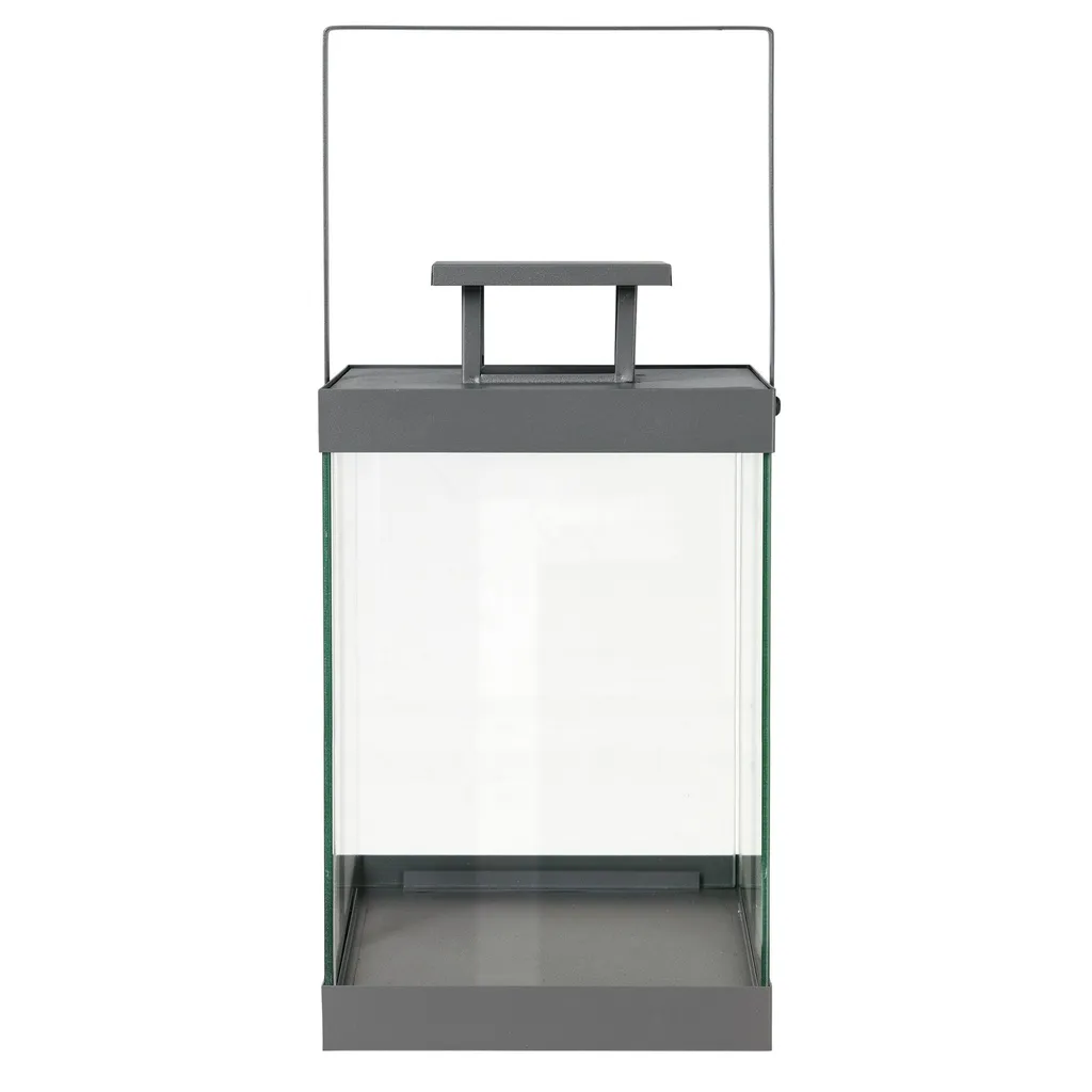 blomus FINCA lanterna in varie dimensioni e colori, Selezione: Lanterna Grigio Acciaio 36 cm (h)