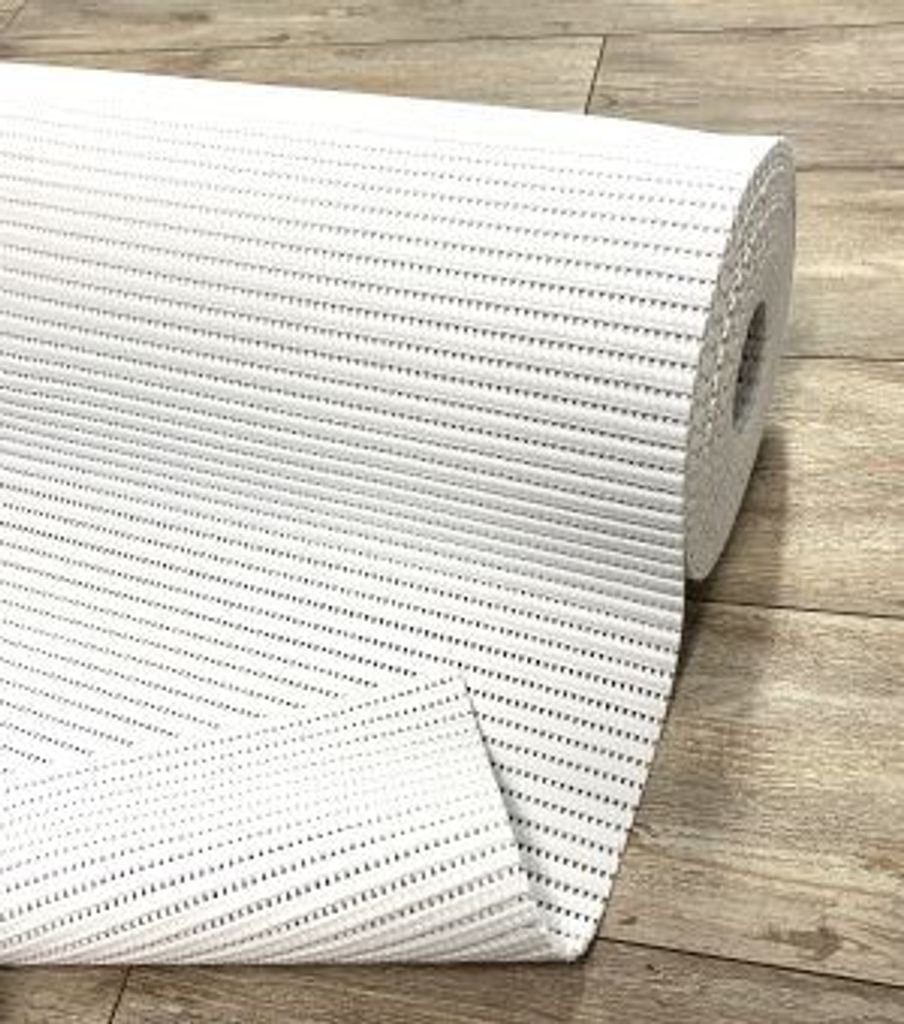 Badematten Uni weiß - Weichschaummatte - Breite 130cm Länge wählbar - abwaschbar und wasserabweisend, Größe:130 x 300 cm