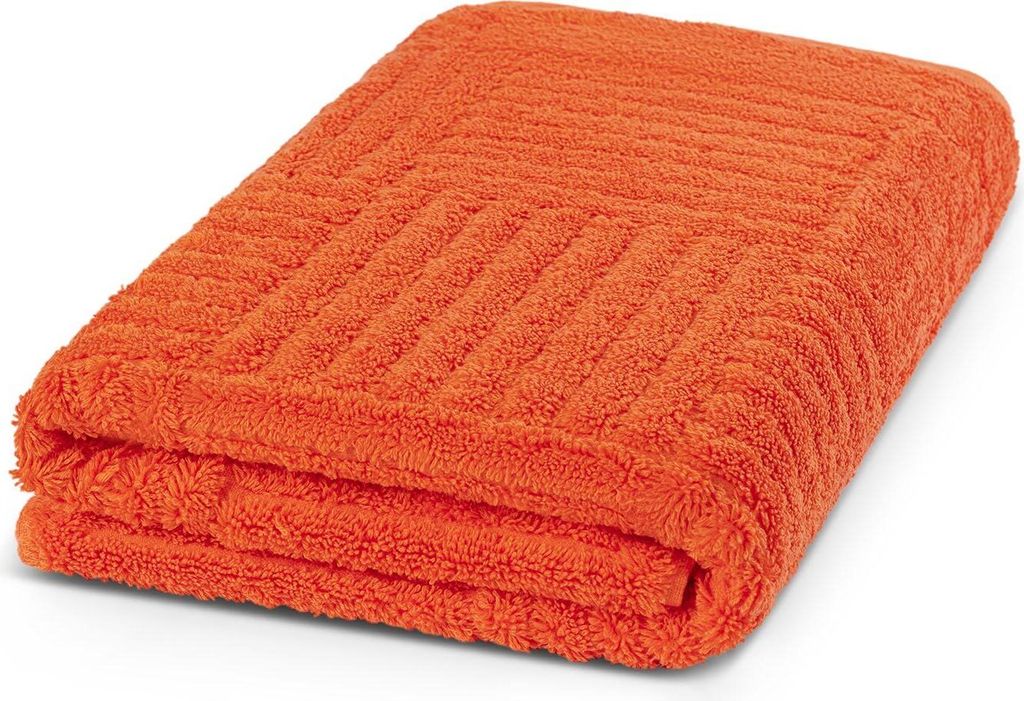 Ross Uni-Walk Handtücher Carre 4400 Duschtuch 70x140 cm orange