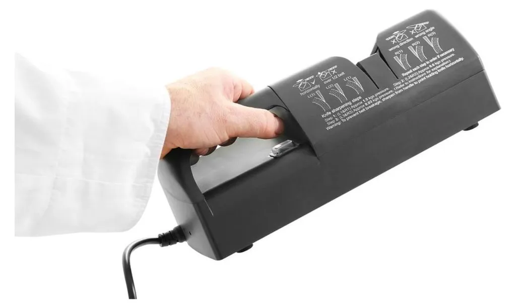 Aiguiseur de cuisine électrique pour couteaux émoussés HENDI 230V 50W