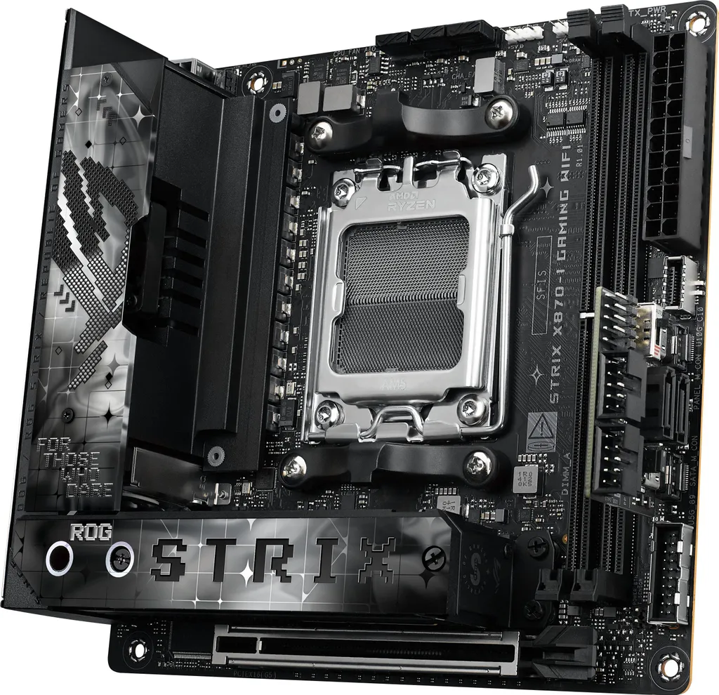 ASUS ROG STRIX X870-I Carte Mère AM5 Idéale pour PC Gaming Compact