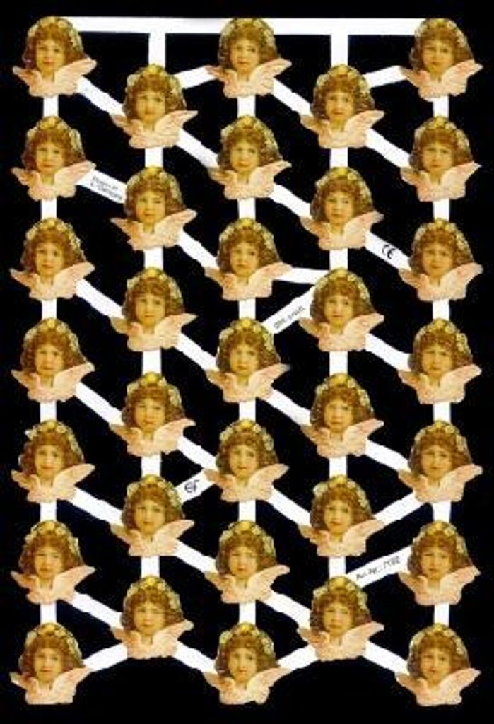 Glanzbilder - 33 Engelköpfe Motiv 2