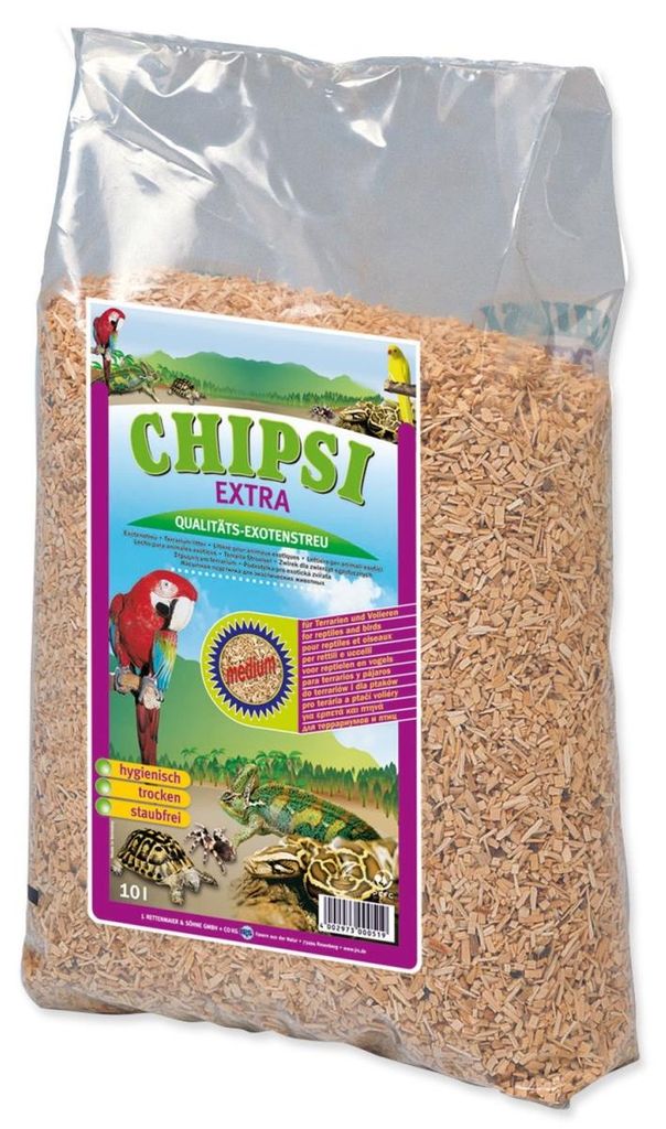 CHIPSI Extra, 10 l, Wood chips, Drewno, Torebka foliowa Zdjęcie produktu 