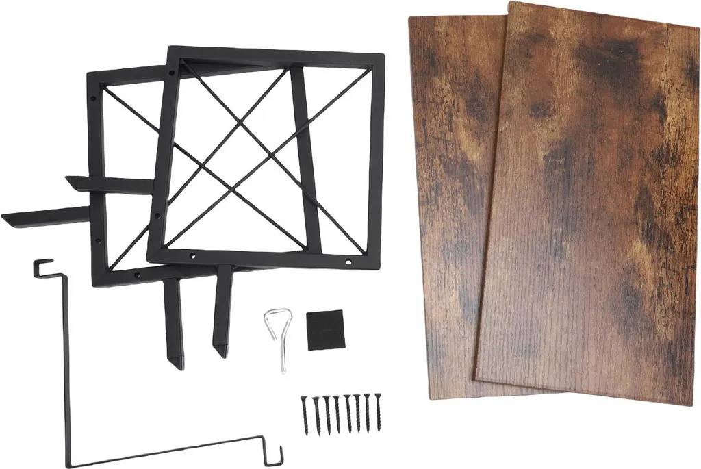 Organiseur de vinyles anti-poussière en bois et fer pour votre collection