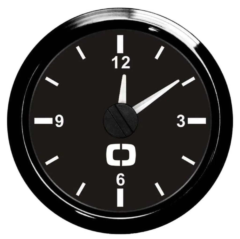 Montre à quartz sobre pour le bureau ou les loisirs, coloris noir uni